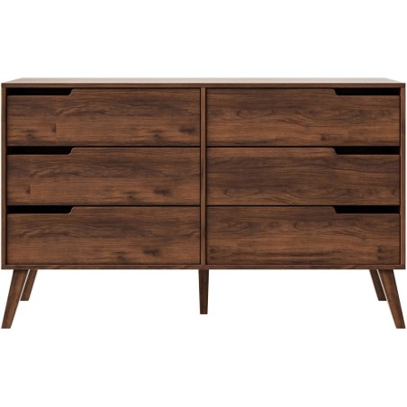 Komoda NOREL – skandynawska komoda z 6 szufladami | Stabilna, elegancka, pojemna