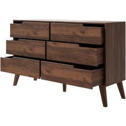 Komoda NOREL – skandynawska komoda z 6 szufladami | Stabilna, elegancka, pojemna