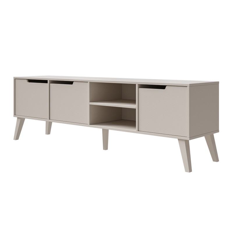 Szafka RTV NOREL 180 cm – nowoczesna, skandynawska, funkcjonalna