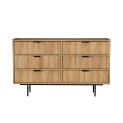 Komoda EVRON 6 szuflad – nowoczesna, elegancka i pojemna