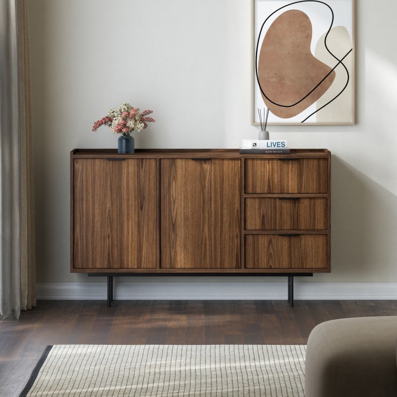 Komoda EVRON 3 szuflady i 2 drzwi – nowoczesna i elegancka