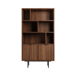 Regał EVRON 4 półki i 2 szafki – nowoczesny i funkcjonalny