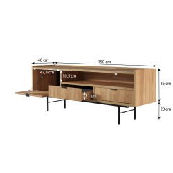 Szafka RTV EVRON – szafka pod telewizor z szufladami