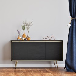 Komoda LORI 150 cm – nowoczesna komoda z 3 drzwiami