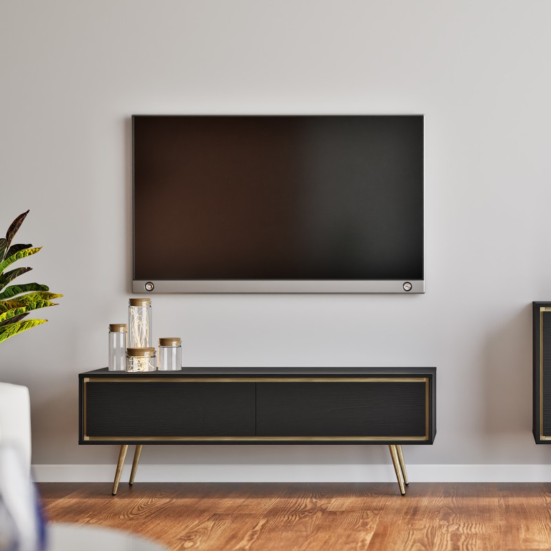 Szafka RTV LORI 150 cm – nowoczesna szafka z 2 drzwiami