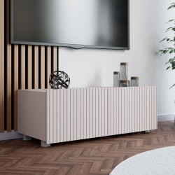 Szafka RTV KAVELL 100 cm – szafka z ryflowanym frontem