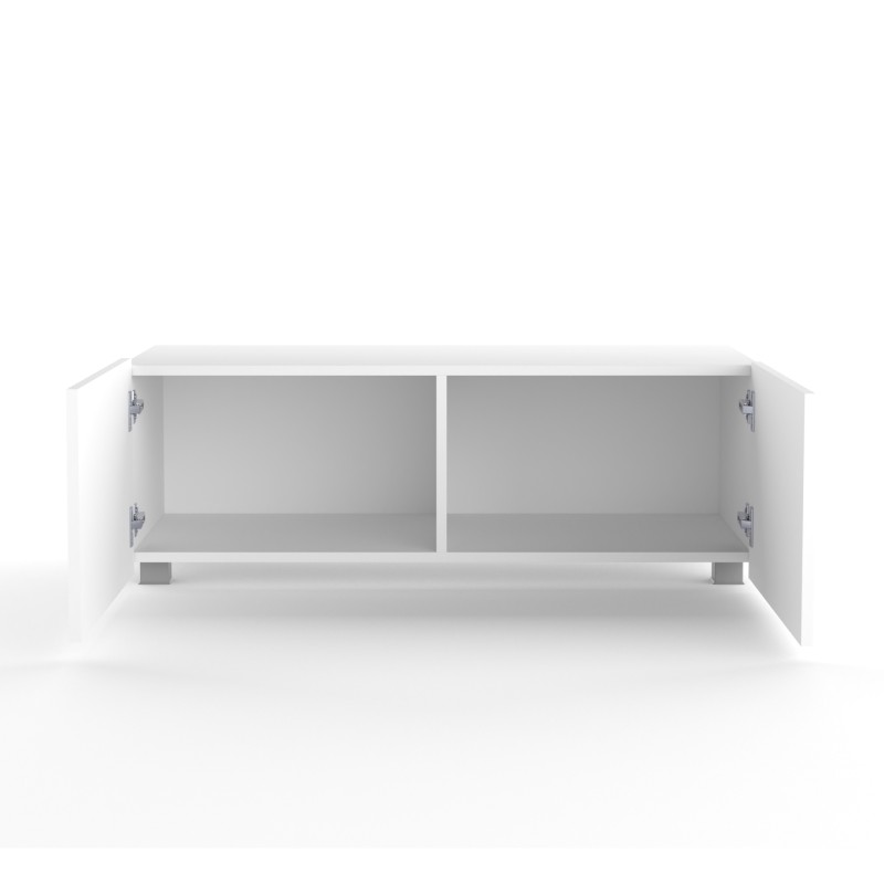 Szafka RTV KAVELL 100 cm – szafka z ryflowanym frontem