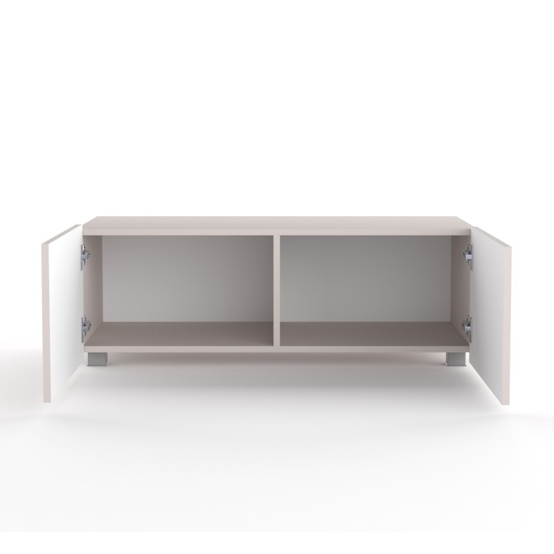 Szafka RTV KAVELL 100 cm – szafka z ryflowanym frontem