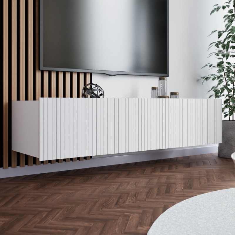 Szafka RTV KAVELL 150 cm – nowoczesna szafka z 3 drzwiami, wisząca/stojąca