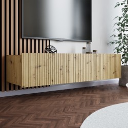 Szafka RTV KAVELL 150 cm – nowoczesna szafka z 3 drzwiami, wisząca/stojąca