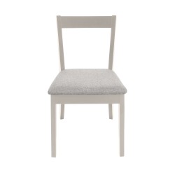 Krzesło tapicerowane MODEN – drewniane nogi, tkanina POLARIS