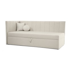 Łóżko młodzieżowe Rafi – tapicerowane łóżko | Bouclé QUELLE