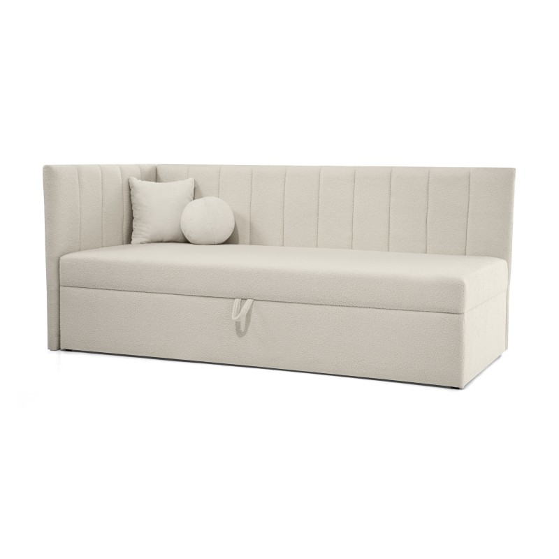 Łóżko młodzieżowe Rafi – tapicerowane łóżko | Bouclé QUELLE