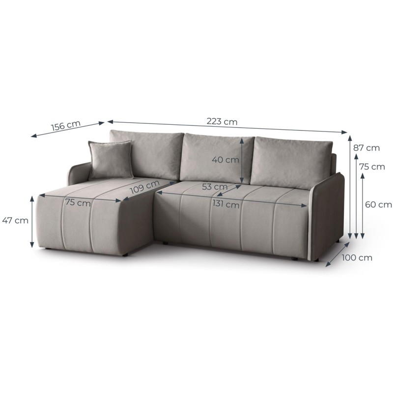 Narożnik do salonu CAPRI | BeautySofa24.pl